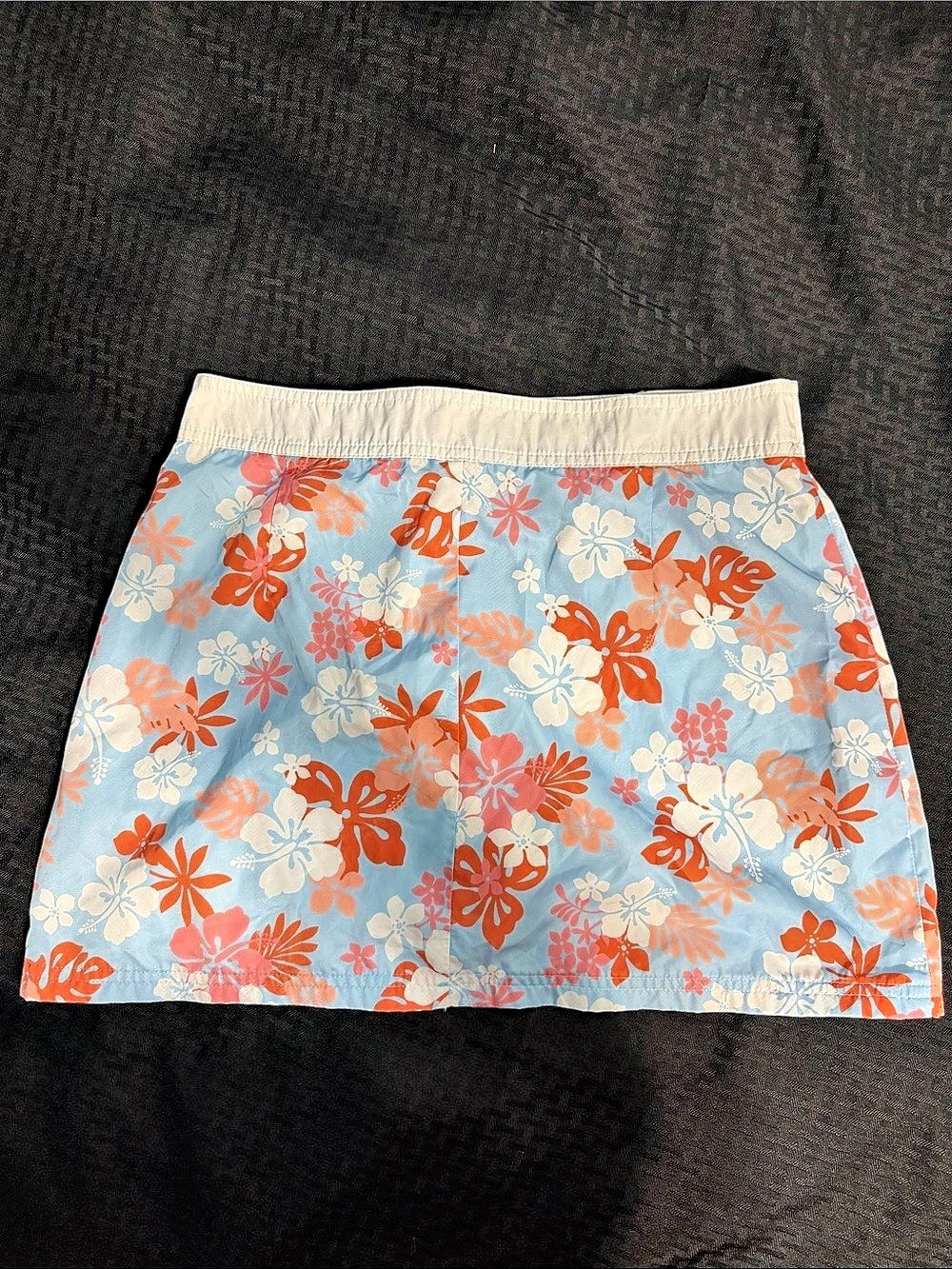 Forever 21 Floral Skort in Blue & Orange Size Large
